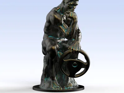 Скульптура Anglada \"Мыслитель\" (Thinker) - [арт.251-132], цена: 24000  рублей. Эксклюзивные мужчинылюди в интернет-магазине подарков LuxPodarki.
