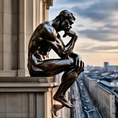 мыслитель» Скульптура, памятник на …» — создано в Шедевруме