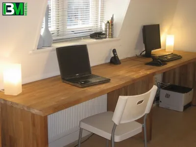 Компьютерный стол на 2 рабочих места на заказ купить - цена и фото