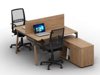 Письменный стол на 2 рабочих места Wood-k7 купить на www.amarant.co.ua