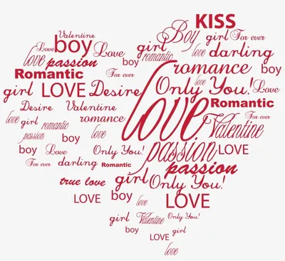 Английский язык: Любовь Сердце сформировало влюбленность облака слова, на  белизне Иллюстрация штока - иллюстрации насчитывающей сердце, тип: 52313883