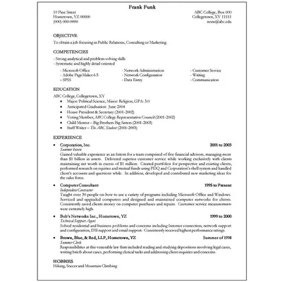 English CV Sample | Скачать образец английского резюме | Effective resume,  Resume form, Basic resume