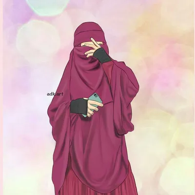 Мусульманская женщина с черным хиджабом PNG , мусульманка, Wanita, аватар  PNG картинки и пнг PSD рисунок для бесплатной загрузки