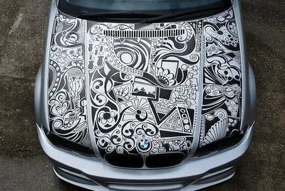 Картинки по запросу принт на капот | Bmw art, Art cars, Car painting