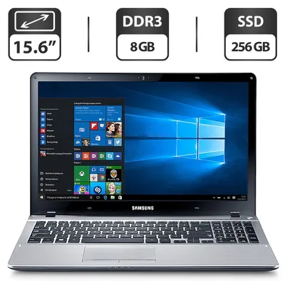 Купить ноутбук Б-класс Samsung NP370R / 15.6\" (1366x768) TN / Intel Core  i5-3210M (2 (4) ядра по 2.5 - 3.1 GHz) / 8 GB DDR3 / 256 GB SSD / AMD  Radeon HD 8650M, 2 GB GDDR5, 64-bit / WebCam / VGA в Украине