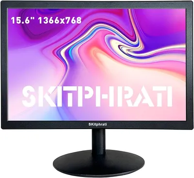 Amazon.com: SKitphrati 15.6 Inch PC Monitor, FHD 1366x768 Desktop Display  with HDMI VGA Ports, VESA Mounting, LED Monitor for PC, Laptop and  Computer, Black : Electronics
