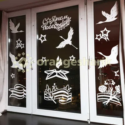 В детских садах дети украсили рисунками окна ко Дню Победы | Администрация  Находкинского городского округа