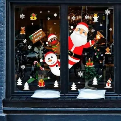 Как украсить окна к Новому году - «Сервис Окон»