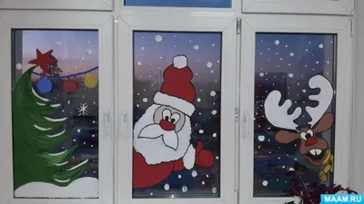 Идеи украшений на окна к Новому году 2024 | KPIZ.ru