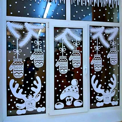 Как украсить окно к новому году: оригинальные идеи декора оконных проемов