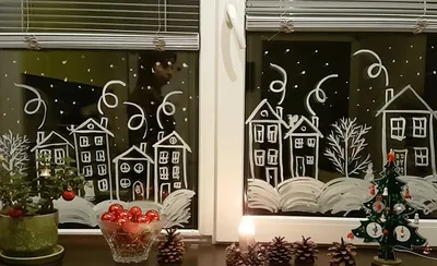 Новогодние наклейки на окна и стены Новогодние украшения VEROL 16552007  купить в интернет-магазине Wildberries