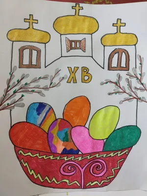 Рисунок Рисунок на тему пасха №381597 - «Раскрась Пасхальное яйцо»  (05.03.2023 - 23:05)