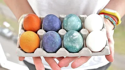 Набор стеклянных яиц «Аквамарин» - XMAS TOYS