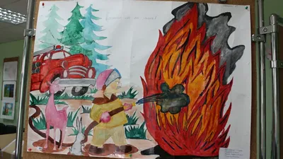 Конкурс рисунков на тему «Пожарная безопасность» » Коммунальное  государственное учреждение «Общеобразовательная школа № 171 » Управления  образования города Алматы