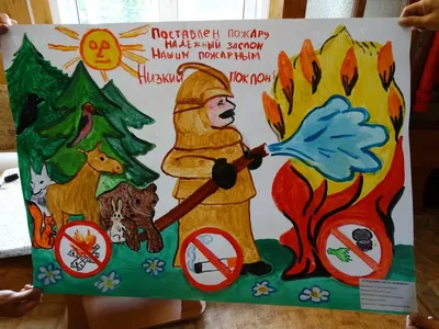 Рисунок в детский сад на противопожарную тематику (45 фото) » рисунки для  срисовки на Газ-квас.ком