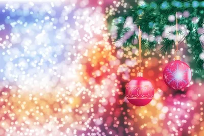 Картинки новогодние обои, happy new year, елка, Новый год, праздник - обои  1366x768, картинка №22344