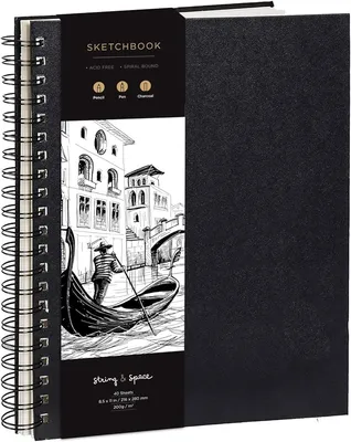 Sketchbook, Hardbound, 8.3\" x 11.7\", 100 Pages - Pack of 2 – Arteza.com