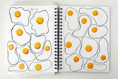 Sketchbook Sticker Sheet – Inner Peach Design