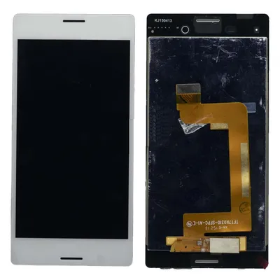 LCD with Touch Screen for Sony Xperia M4 Aqua Dual - White by Maxbhi.com
