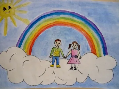 Рисунки на тему дружба для детей (66 фото) » Рисунки для срисовки и не  только