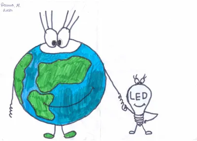 Детские рисунки на тему энергосбережения (33 фото). Воспитателям детских  садов, школьным учителям и педагогам - Маам.ру