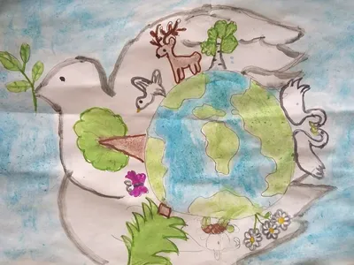 Конкурс детского рисунка \"Мир во всем мире\" - стартовало голосование! |  Общественный благотворительный фонд \"Мечта\"