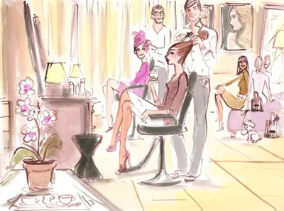 Парикмахер сжимает волосы с зажимом Стоковое Фото - изображение  насчитывающей салон, прическа: 205014718