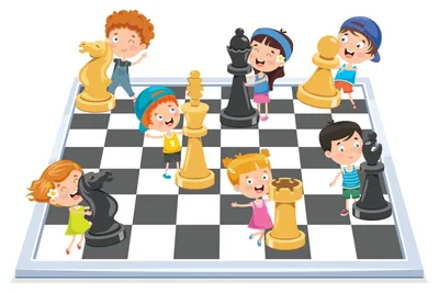 Рисунок на шахматную тему для детей - 38 фото