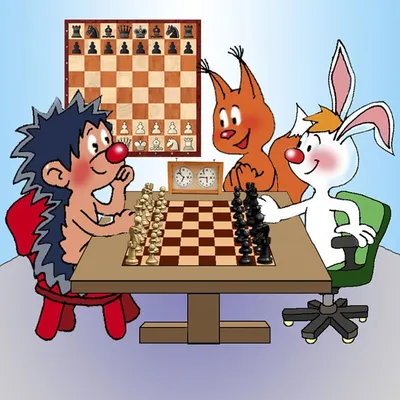Рисунок на шахматную тему для детей - 38 фото