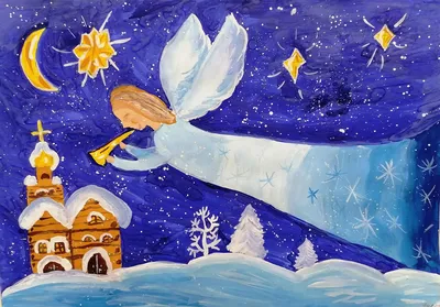 Выставка рисунков «Здравствуй, зимушка-зима! — МБДОУ детский сад №159