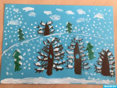 зимний лес с деревьями покрытыми снегом, картина заснеженных деревьев,  снег, зима фон картинки и Фото для бесплатной загрузки