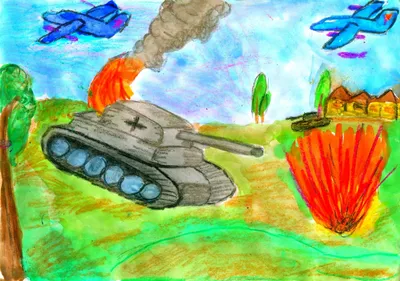 Рисунок на военную тему (корпус №1) | КГБУ \"Хабаровский специальный дом  ветеранов №1\"