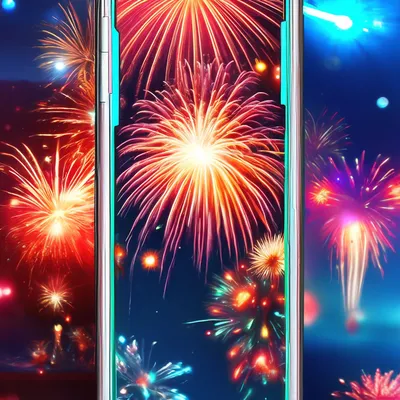Новый год обои на телефон» — создано в Шедевруме