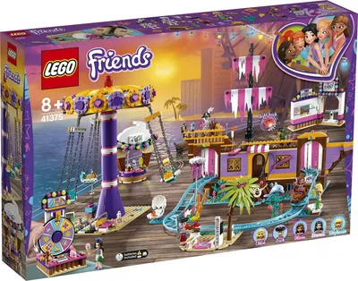 Конструктор LEGO Friends 41375 Прибрежный парк развлечений - купить с  доставкой по выгодным ценам в интернет-магазине OZON (180230168)