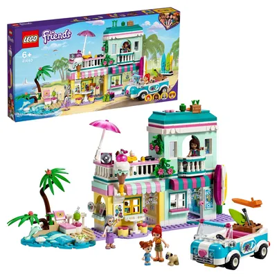 Конструктор LEGO Friends Серферский дом на берегу 41693 купить по цене 4  620 руб. в Санкт-Петербурге — интернет магазин tigozavr.ru