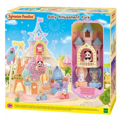 Sylvanian Families Подарочный набор Детский замок - купить с доставкой по  выгодным ценам в интернет-магазине OZON (872854117)