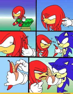Наклз, теперь банановый! / Knuckles The Echidna (Ехидна Наклз) :: Sonic the  hedgehog (Еж Соник, Ёж Соник) :: StH комиксы :: StH fun :: Sonic (соник,  Sonic the hedgehog, ) :: фэндомы /