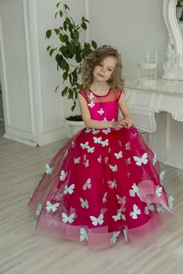 Сиреневое нарядное платье на девочку Детские нарядные платья с бабочками  (ID#1512974896), цена: 650 ₴, купить на Prom.ua