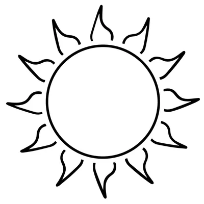 Как нарисовать Солнышко - Раскраска Солнце для детей - Рисунки Раскраски -  YouTube