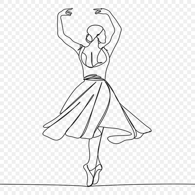 рисунок Балерина линии вид сзади аннотация PNG , рисунок крыла, балет,  актер PNG картинки и пнг PSD рисунок для бесплатной загрузки