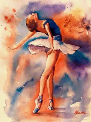 Рисунок на тему балет - 87 фото