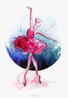 Рисунок мультяшная балерина - 59 фото