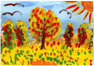 Как нарисовать ЗОЛОТУЮ ОСЕНЬ акварелью How to draw an autumn| Art School -  YouTube