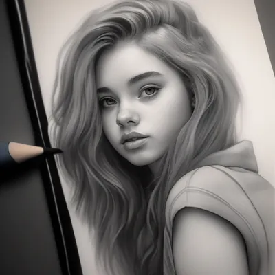 Как нарисовать Лицо Девушки и Волосы| Простые рисунки карандашом | Pencil  Drawing Tutorial - YouTube