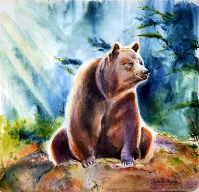 Купить картину Медведь в Москве от художника Казакова Татьяна