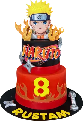 Торт Наруто на день рождения 12 лет на заказ