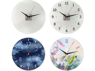 Часы настенные круглые Цветы d30 см купить недорого в интернет-магазине  товаров для декора Бауцентр