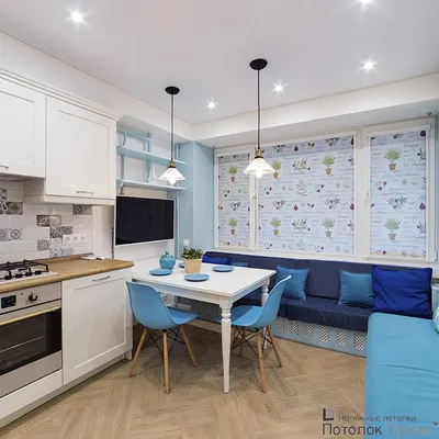Дизайн натяжных потолков: 45 фото примеров на кухне, в гостиной, спальне и  других комнатах, современные идеи | Hoff