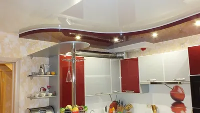 Натяжной потолок на кухне цена с установкой в Туле от 2700 ₽