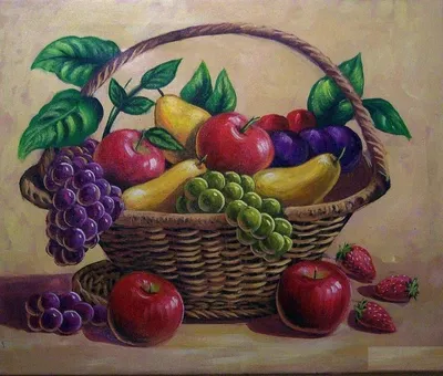 Купить картину Алексей Антонов Натюрморт фрукты - Damina.plus